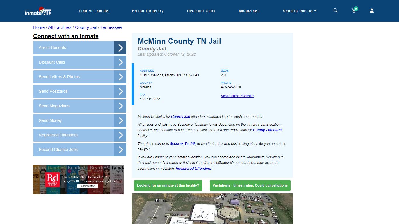 McMinn County TN Jail - Inmate Locator - Athens, TN